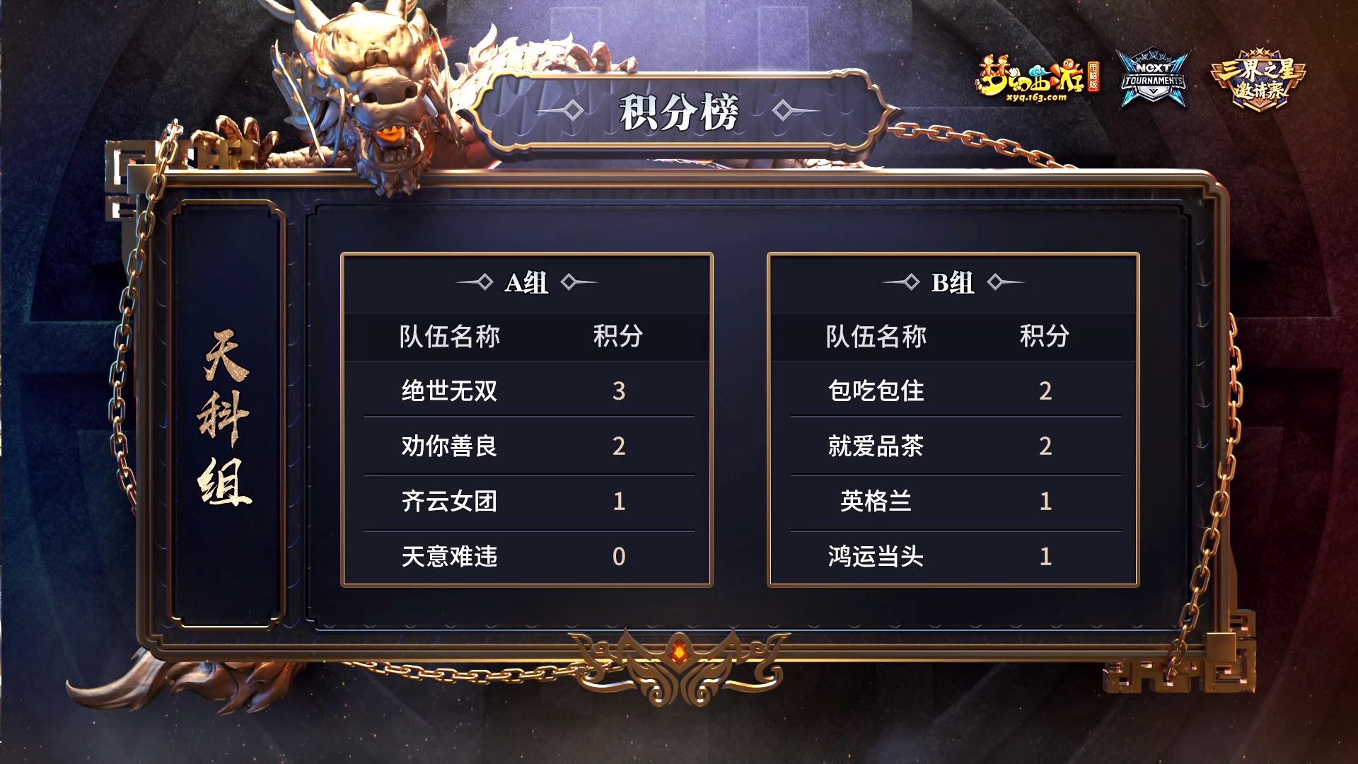 NeXT2020《梦幻西游》电脑版三界之星邀请赛点杀流相遇酣畅来战