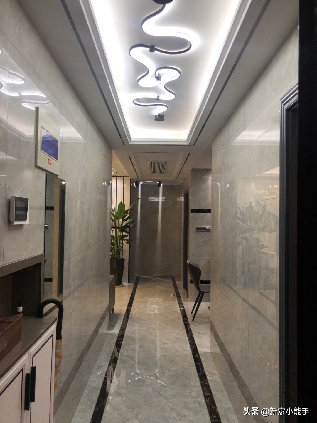 电视背景墙瓷砖上墙效果图原木风,80x160瓷砖电视墙装修效果图