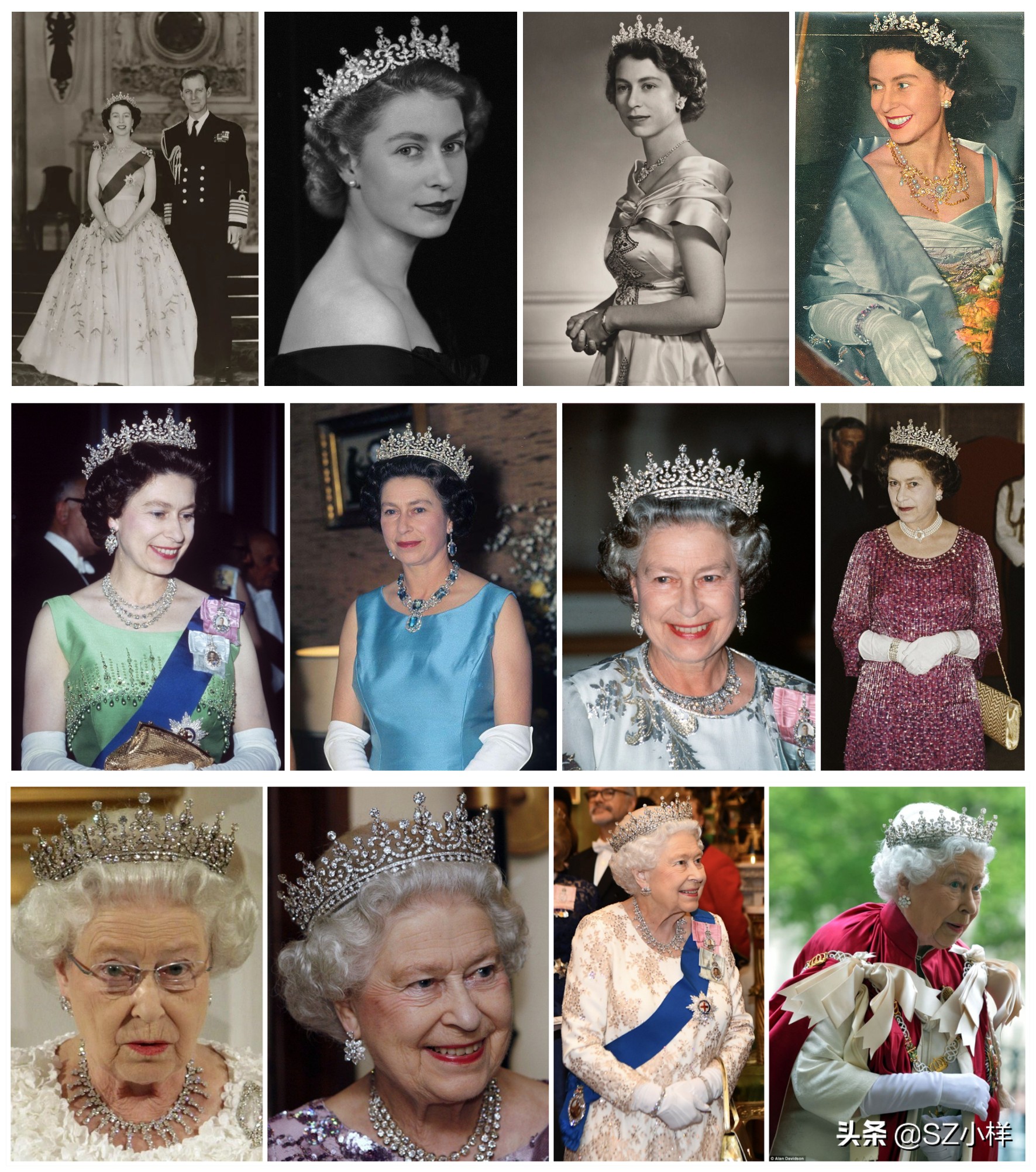英国女王多奢侈,英国女王佩戴珠宝来源图