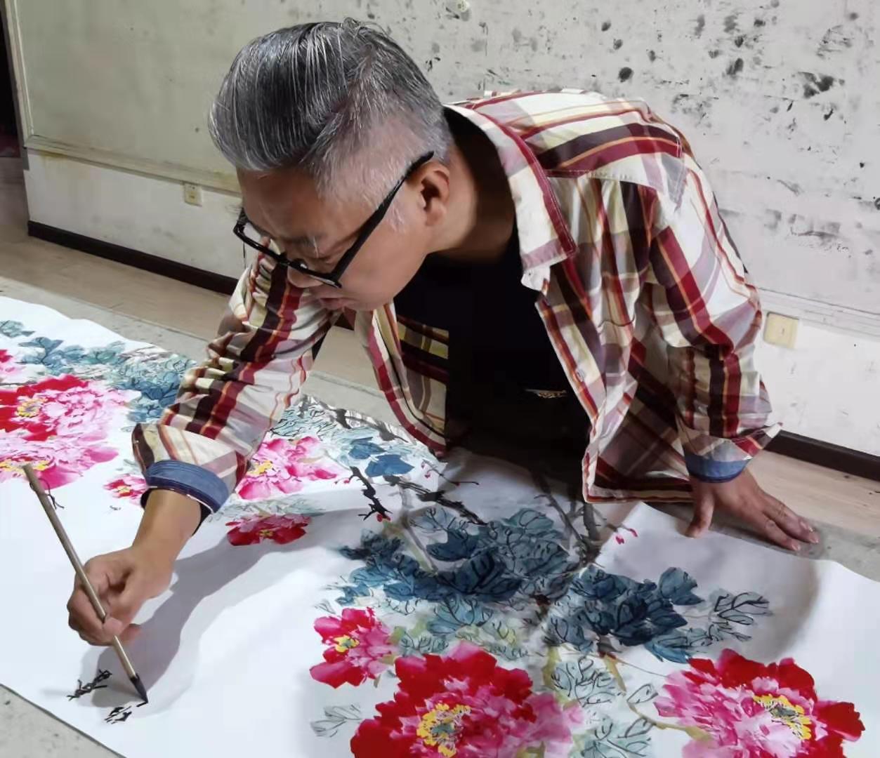 刘世雄绘画作品鉴赏,关于十年磨一剑砥砺再出发的绘画