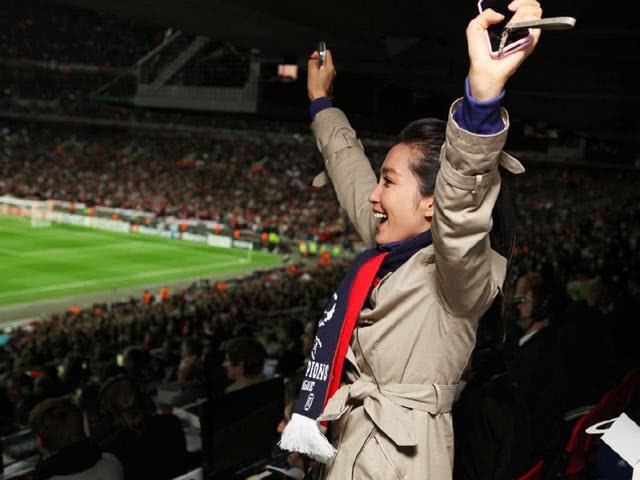 李冰冰看梅西,梅西李冰冰张柏芝陈妍希