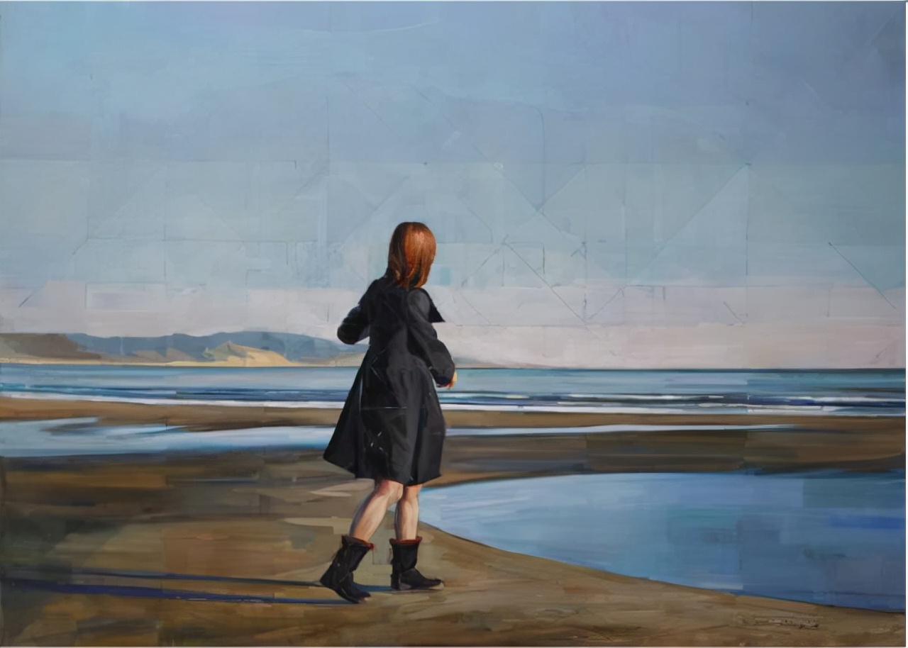 画家纯手绘油画,现实主义人物油画作品欣赏