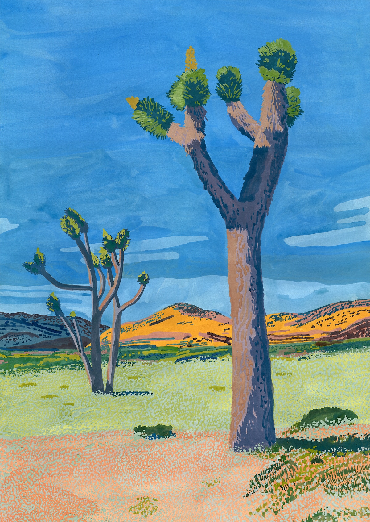 意境干净的水彩画,意境水彩画作品简单又漂亮