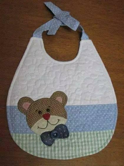 旧衣服制作宝宝口水兜,手工制作婴儿围嘴用品教程