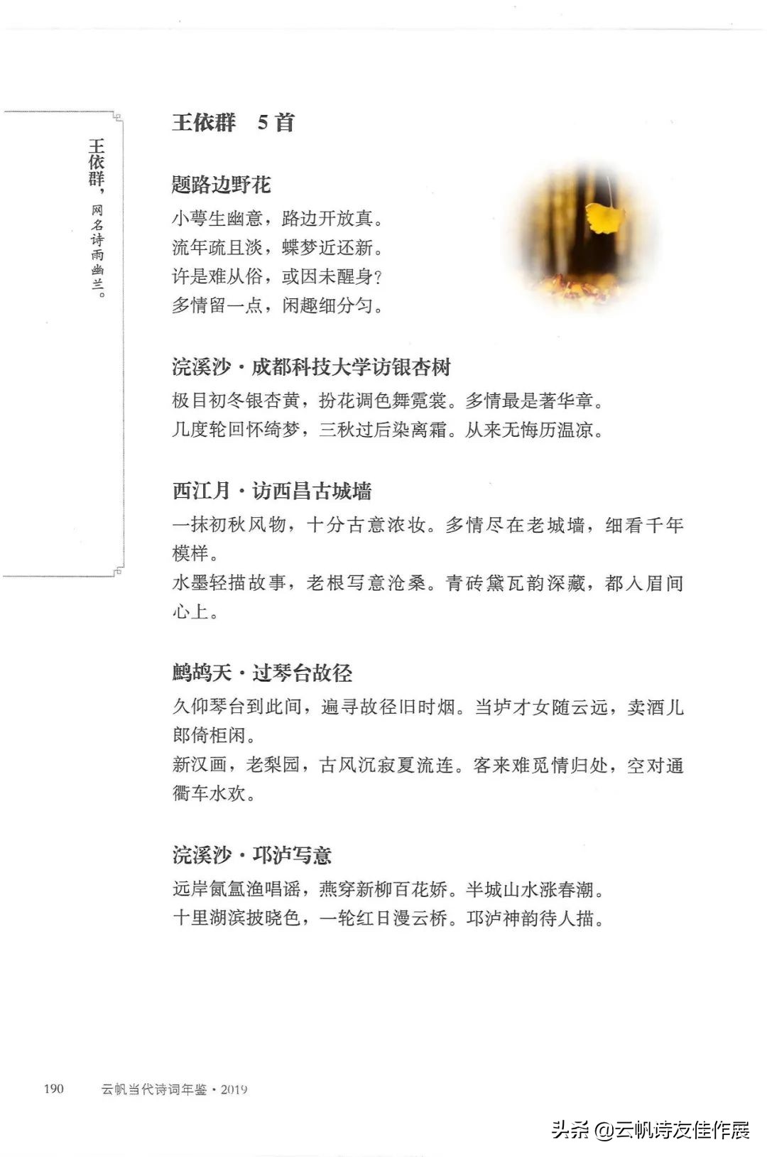 云帆诗词第八期,云帆诗词作品大全