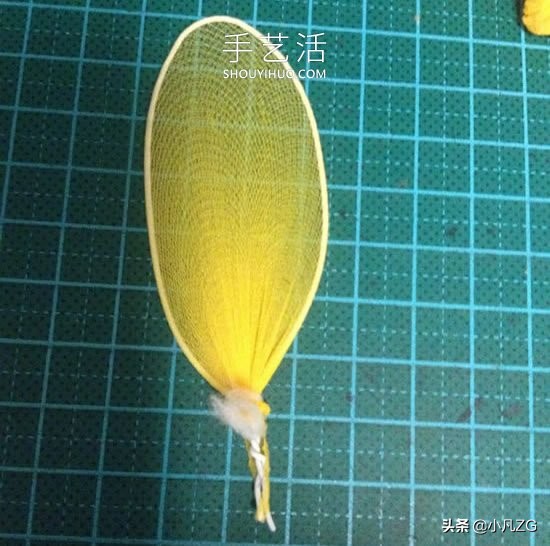 简单的丝网花制作教程,向日葵丝网花制作没有胶枪