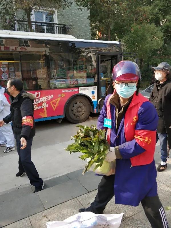 收到政府发放的爱心菜,政府领的爱心菜