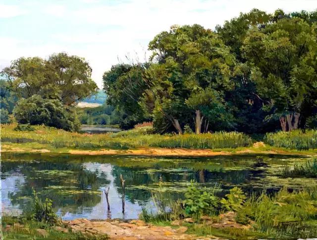 忻东旺油画俄罗斯风景作品,33幅俄罗斯精美风景油画