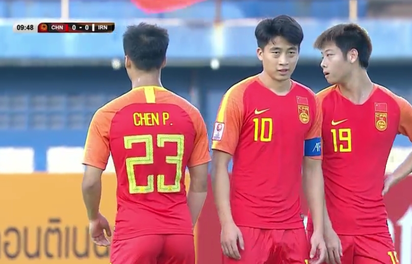 国奥0进球,第67分钟中国国奥策动反击