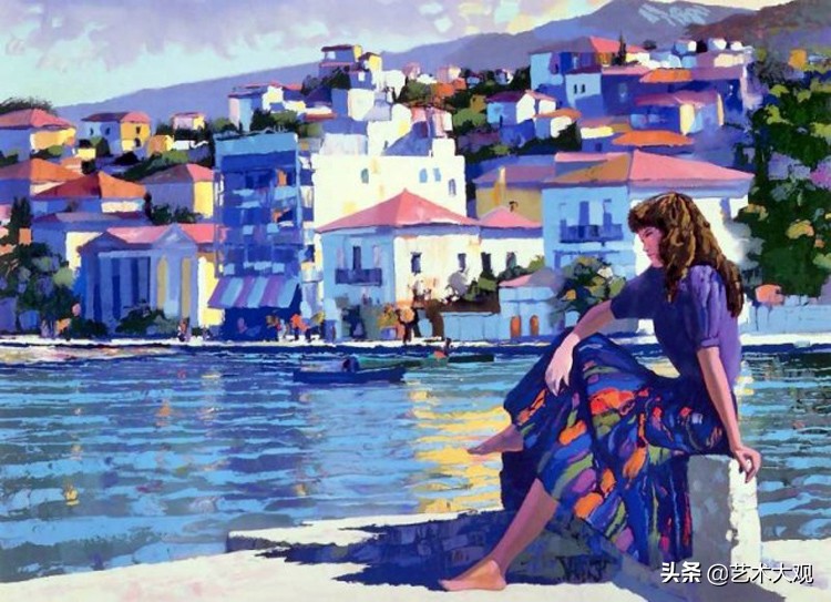 美国画家霍华德风景油画作品选,贝朗思油画作品