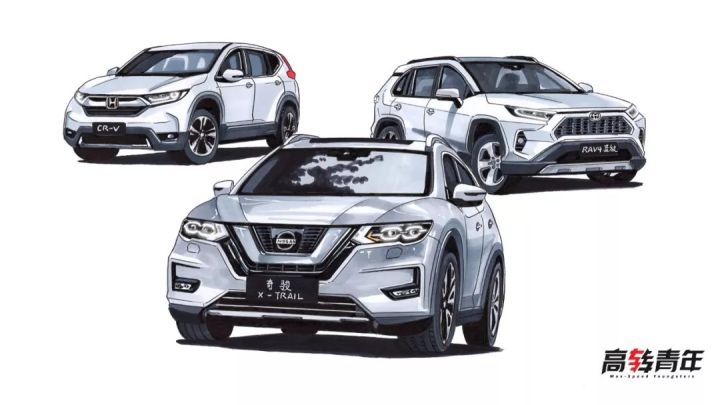 日产全新一代奇骏效果图,全新日产奇骏实车图曝光