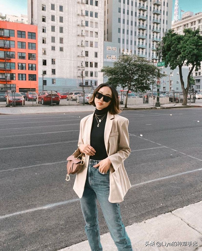 轻熟风穿搭女学生春天,轻熟风搭配示范上班上学都好看