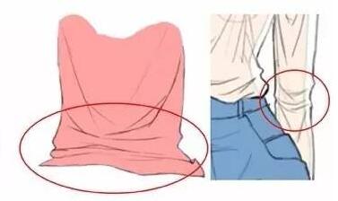 衣服褶皱怎么样才能画好,手把手画衣服褶皱画法技巧