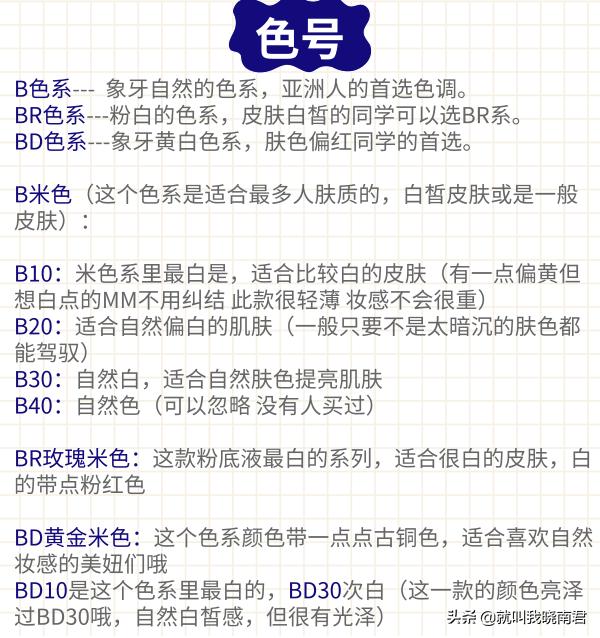 如何挑选适合自己的粉底液颜色,怎样挑选适合自己的粉底液色号
