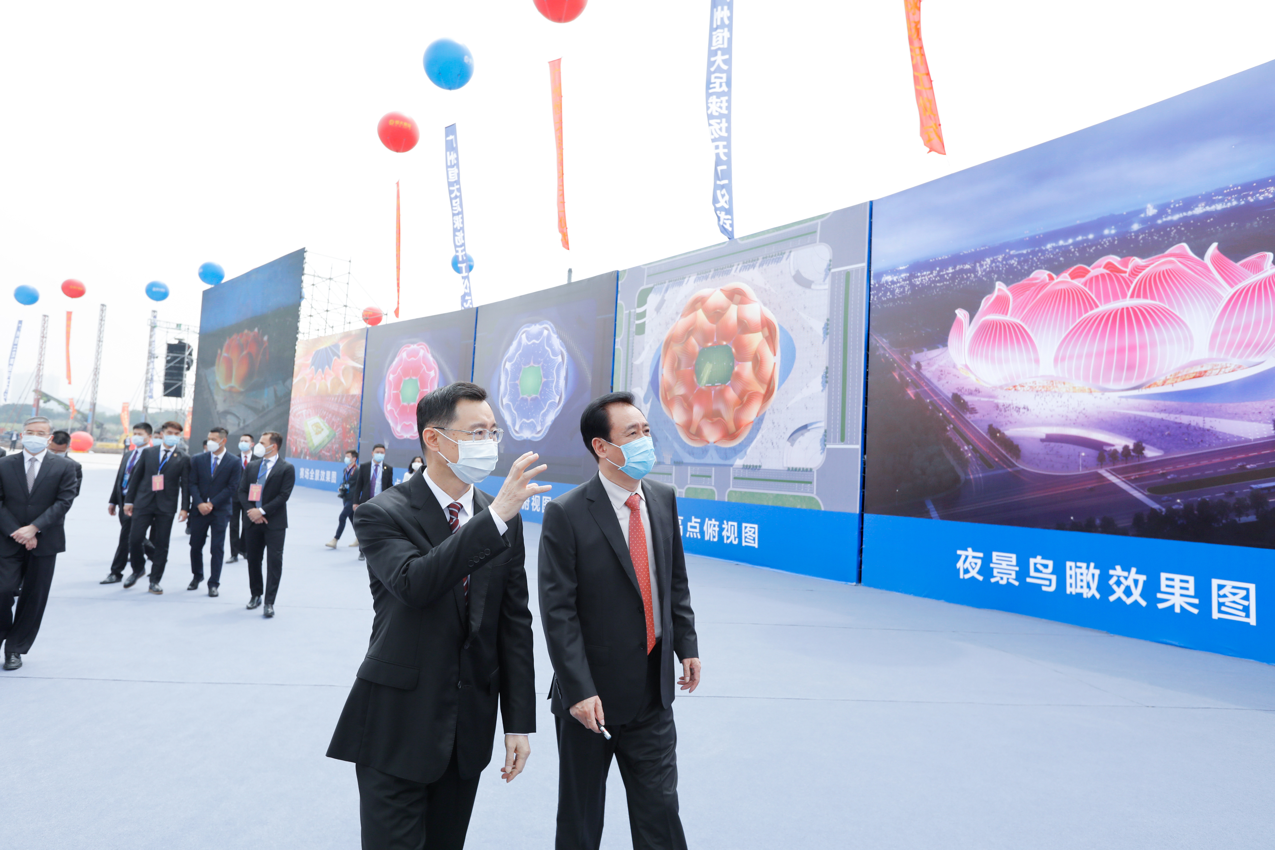 广州恒大专业足球场开工,广州恒大新足球场最新建设