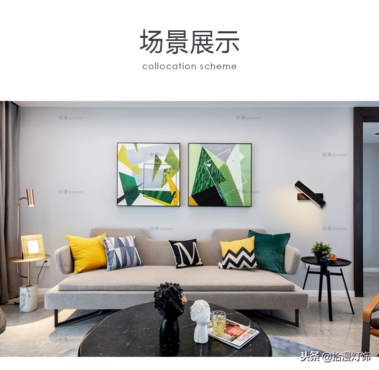 壁灯金属质感,极简质感壁灯高级氛围感