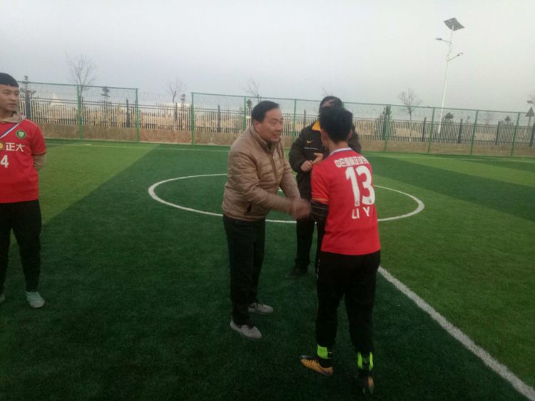 榆林正大中学足球比赛,祝贺足球联赛圆满成功
