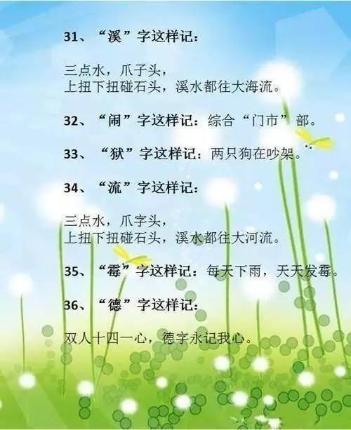 儿童识字歌儿歌,儿童数字识字歌