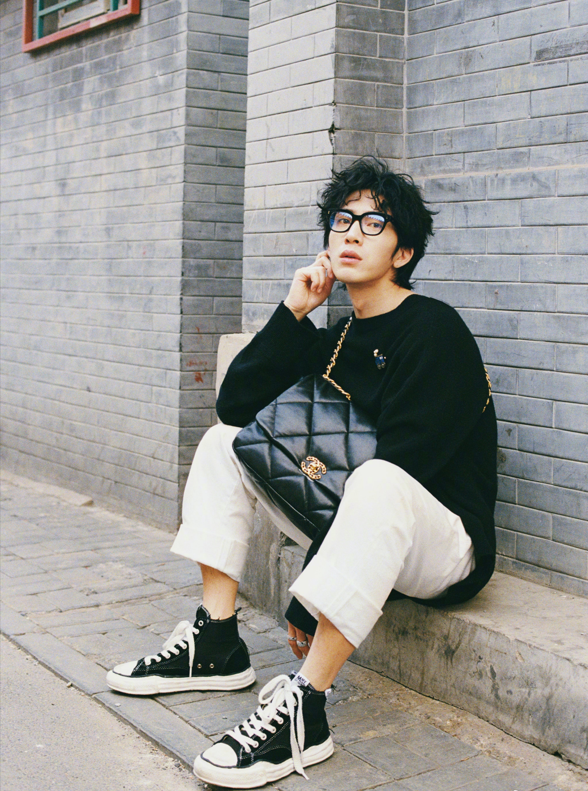 井柏然羊毛卷发型排杠,井柏然同款发型羊毛卷