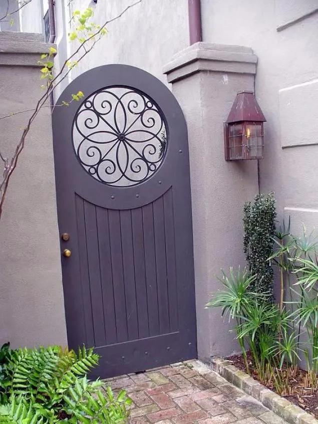 庭院栅栏门锁具,极简庭院栅栏门