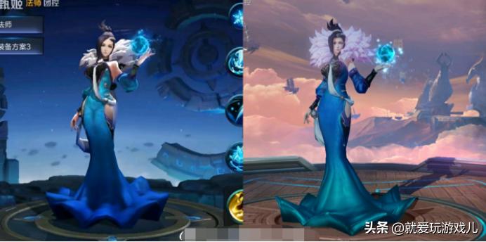 王者荣耀旧版本的女英雄模型,王者荣耀新旧女英雄模型对比