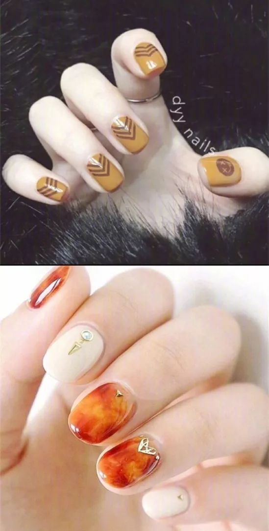 短指甲适合的美甲小仙女,小仙女夏季必备薄荷美甲