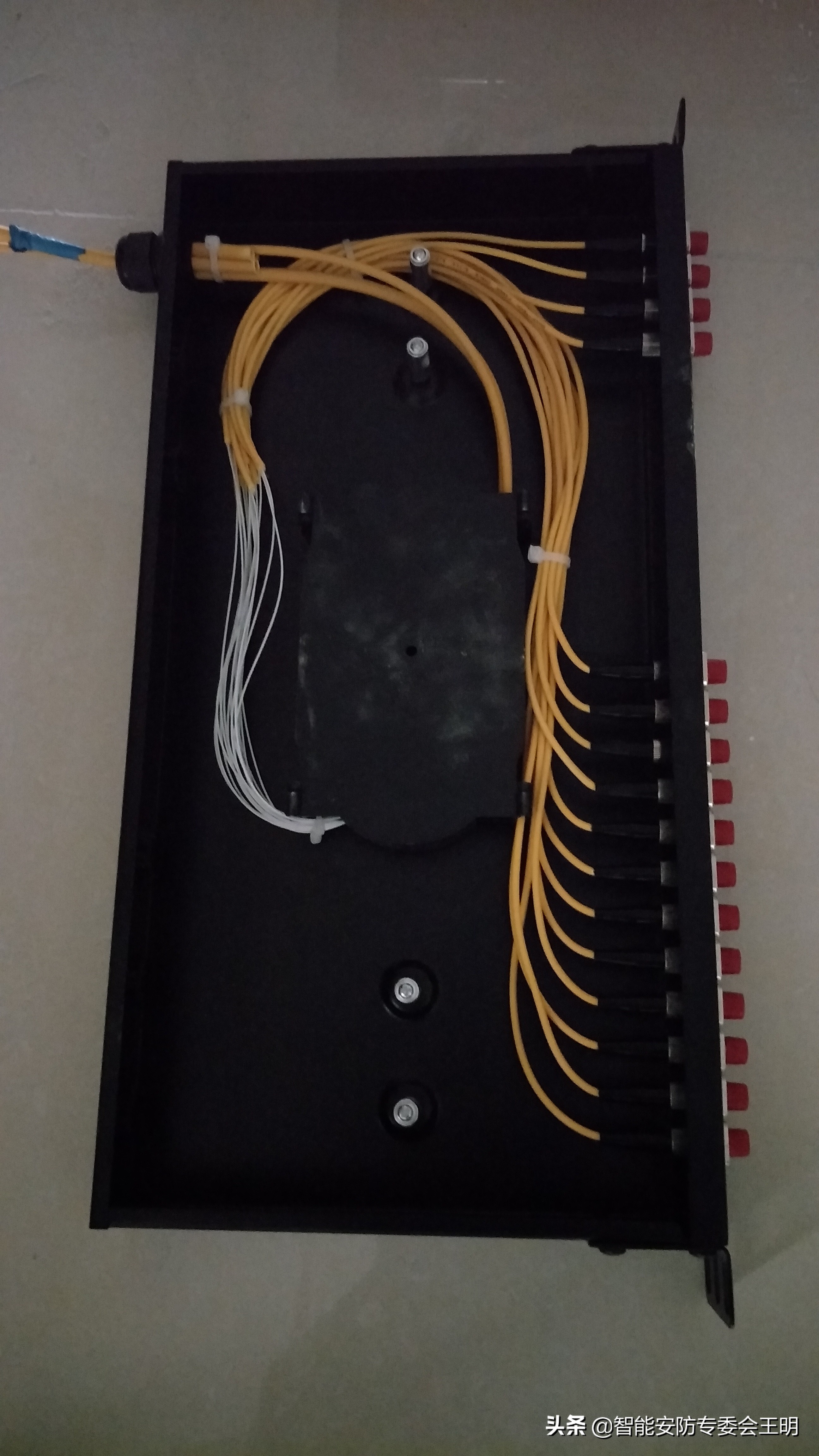 新型光纤熔接施工案例,风电场光纤熔接图纸