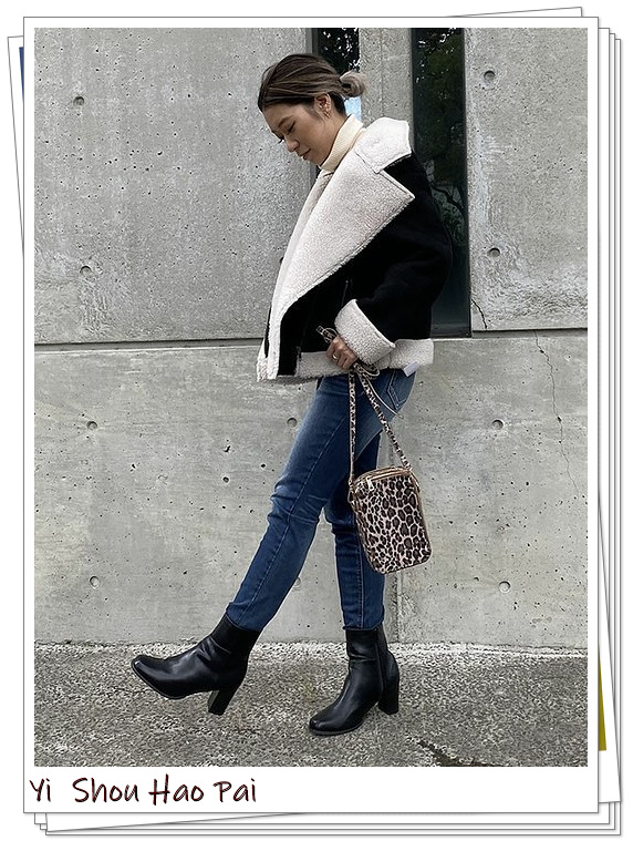 短靴怎么搭配衣服图片学生,冬季短靴搭配什么裤子好看