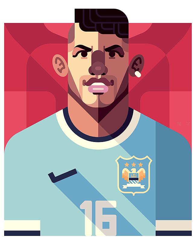 埃德蒙杜拉克插画作品,nba球星艺术插画