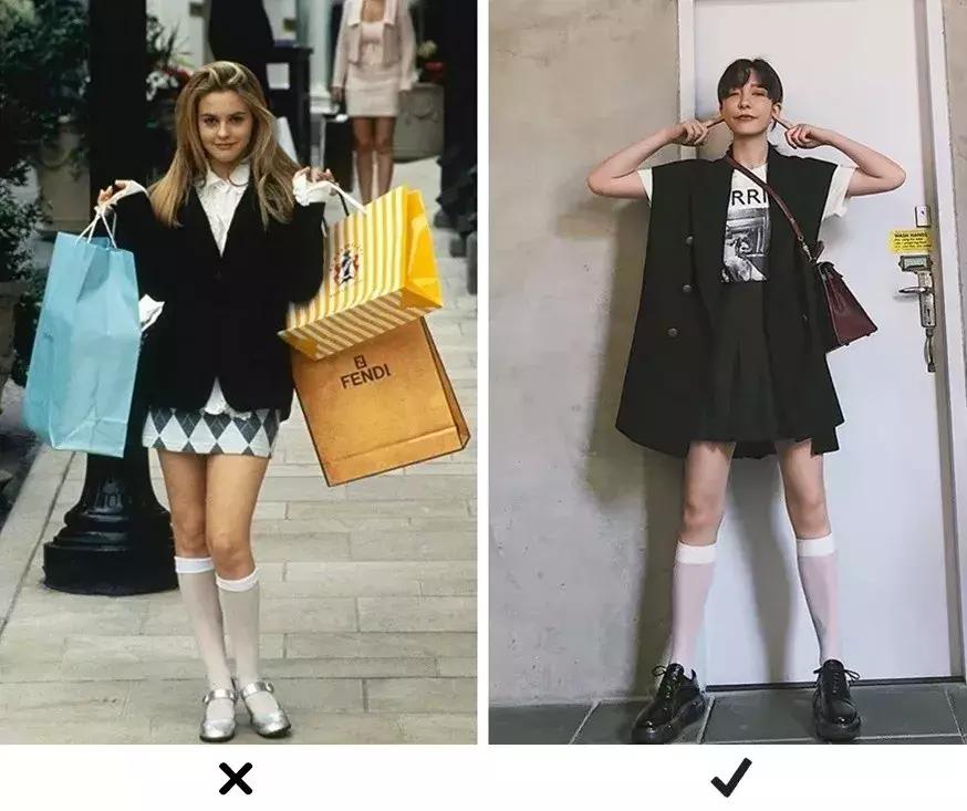 黑丝居然回归了?怎么穿才不廉价?一双黑丝,N种时尚