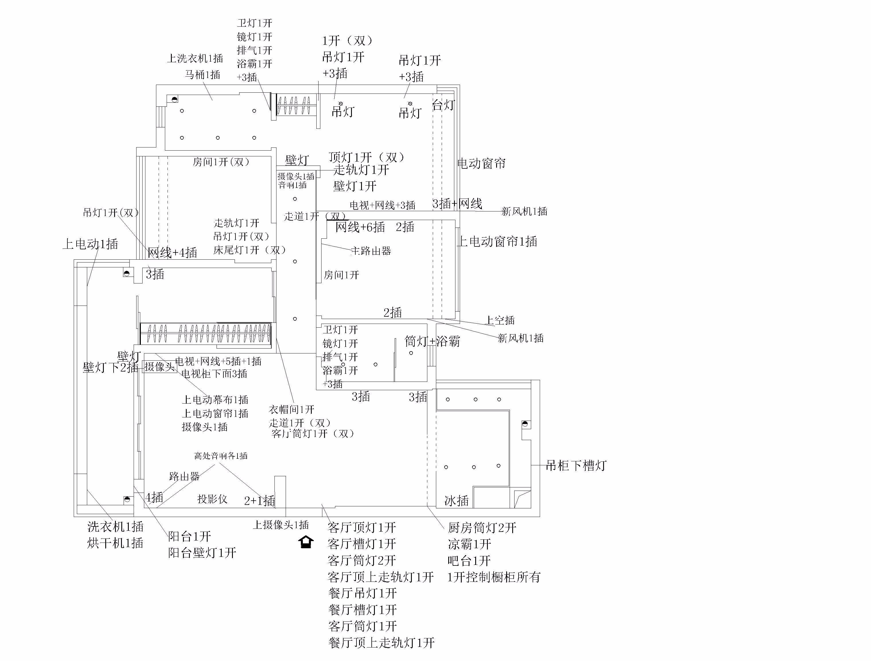 全套家装灯具干货攻略,开关插座水电装修全套详细步骤