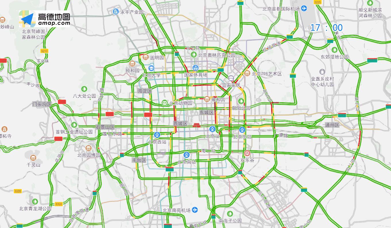 今日交通出行路况,下周交通预测预报及出行提示