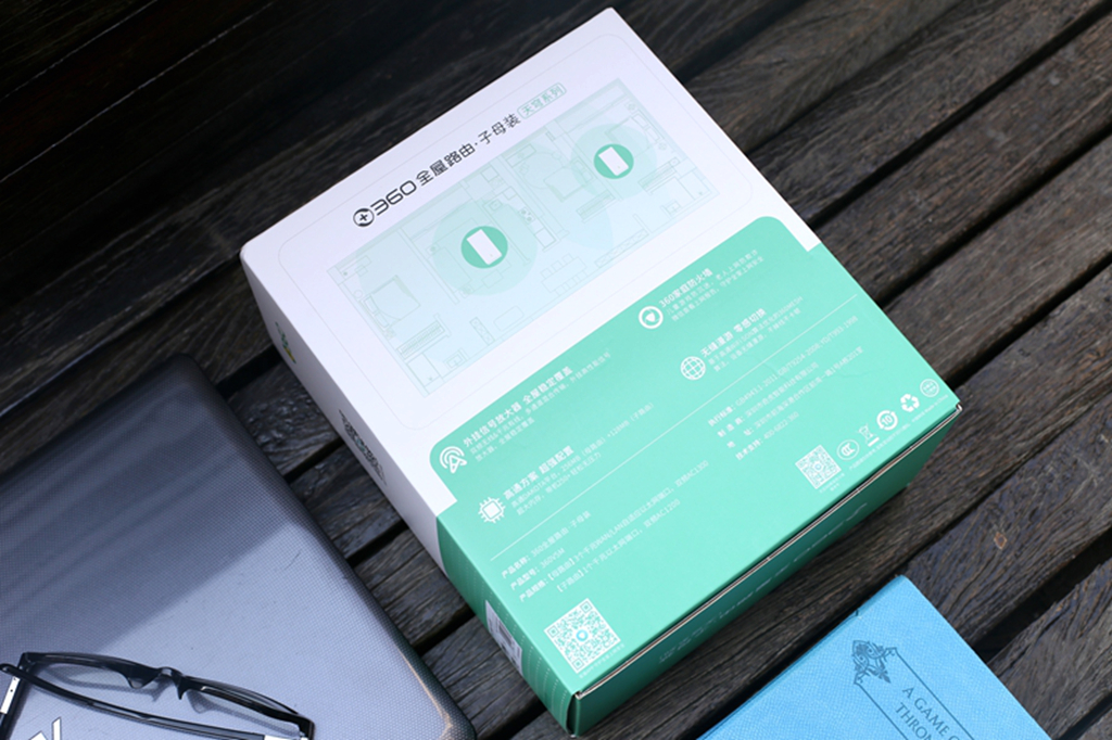 360全屋路由m5开箱体验,360全屋路由子母装