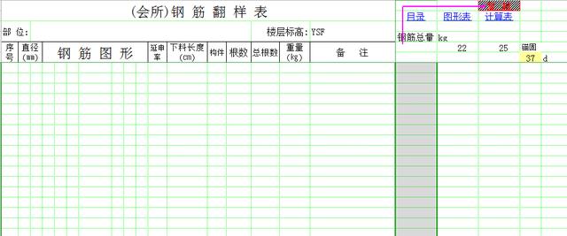 工程算量表格大全,工程算量表格技巧