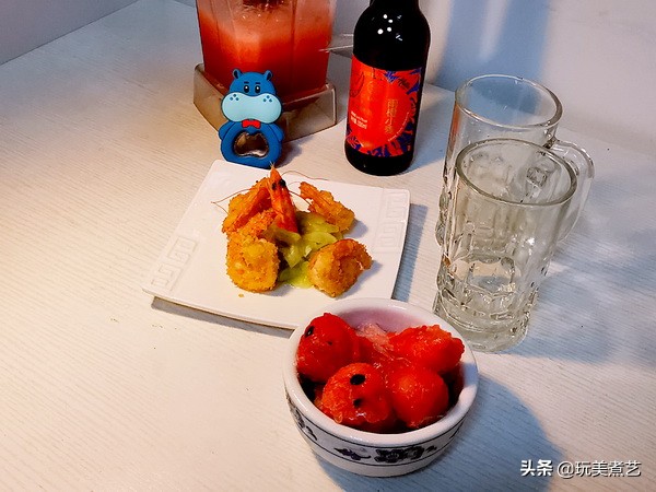 西瓜和虾子能一起吃吗,西瓜配虾子