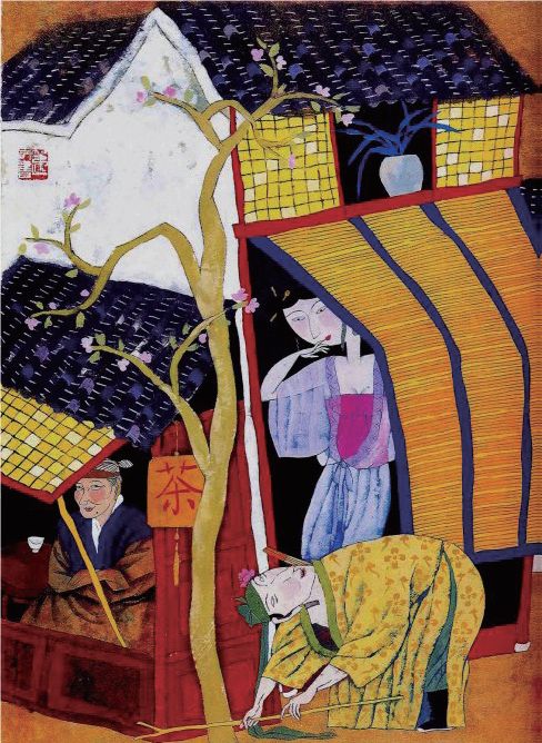 这里有你没看到过的《*瓶金**梅》插画