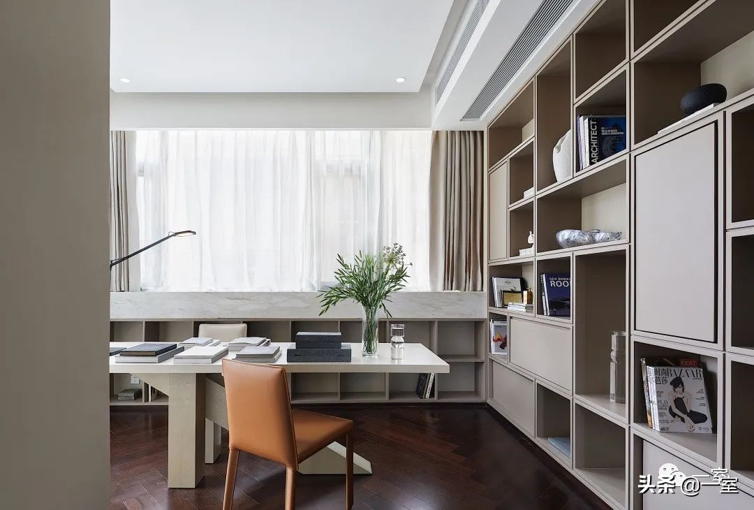 餐厅书房一体设计,书房客房一体设计