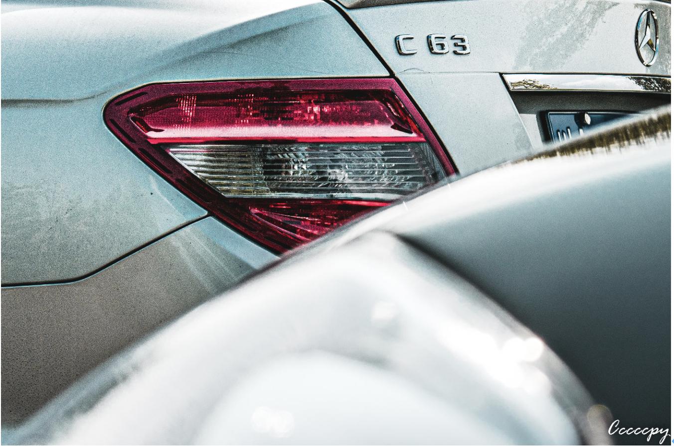 奔驰amgc63双门走街声浪,38号试驾奔驰c63amg