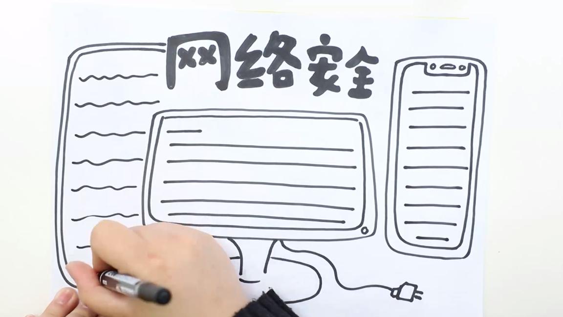 电力安全手抄报文字,中华人民共和国网络安全手抄报