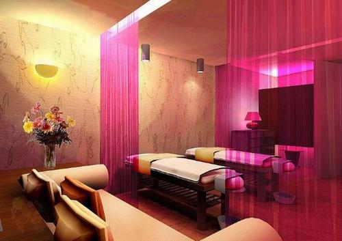 小型美容加盟店装修,50平米精致小型美容店装修