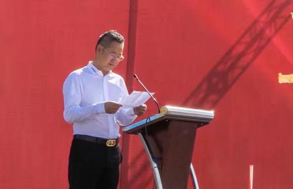 热烈庆贺奠基仪式圆满成功,金茂牡丹花园农大附中奠基仪式