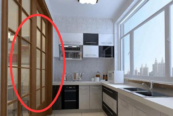 封闭厨房不装门怎么好看,厨房不安装门如何隔离