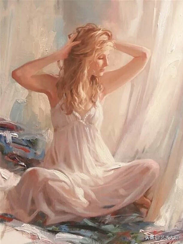 美国艺术家杰里米曼油画作品欣赏,美国画家理查德约翰逊