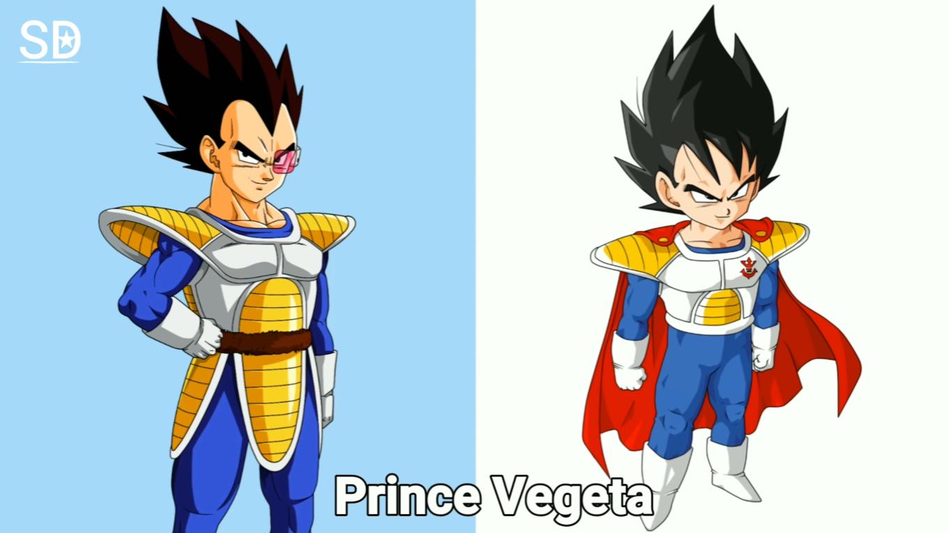 龙珠人物成年、童年对比图：萌娃悟空和悟饭！反派团个个是沙雕