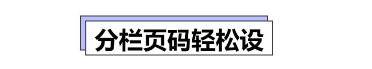 ps文档分栏后怎样设置不同页码,word分栏怎么设置两栏页码