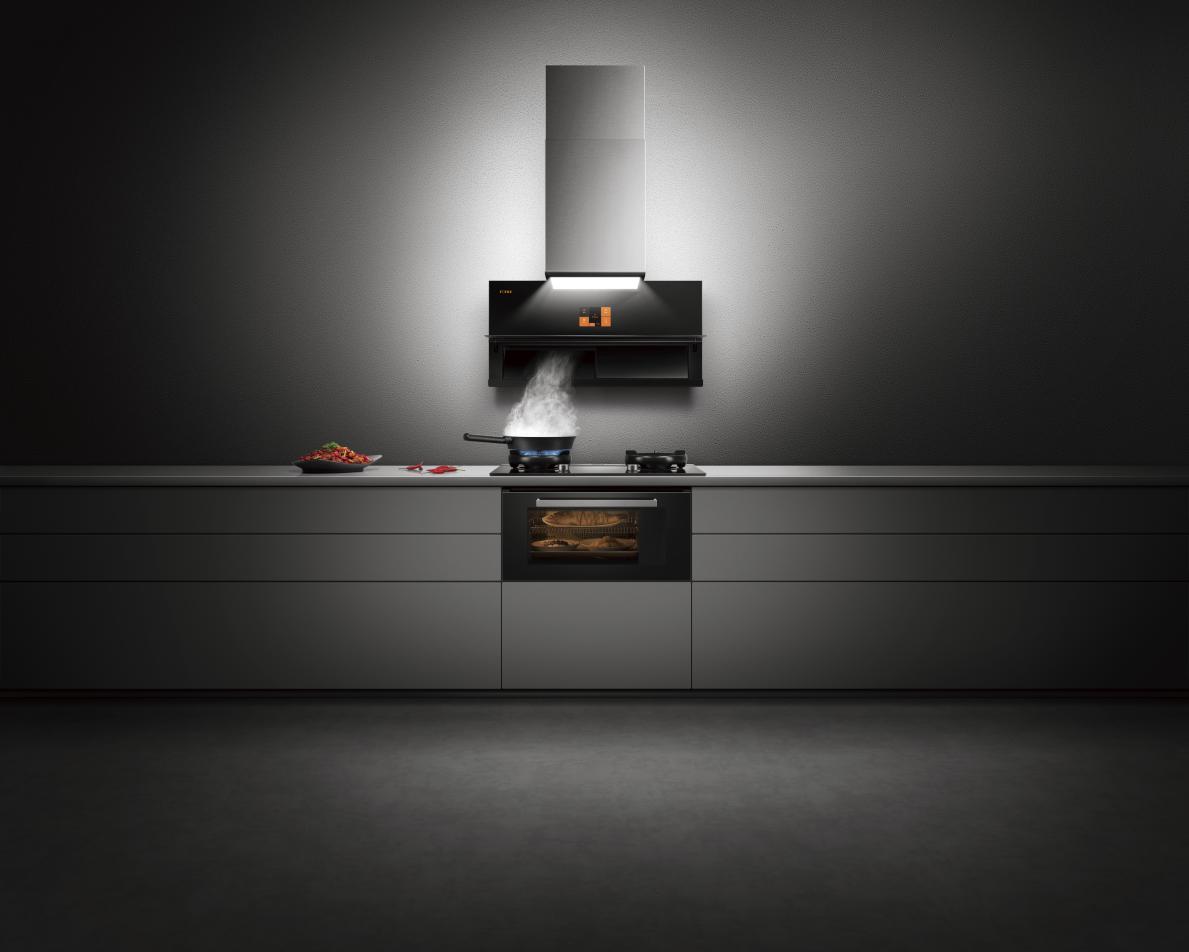 怎么设计好打理的厨房排油烟机,半开放式厨房设计油烟机