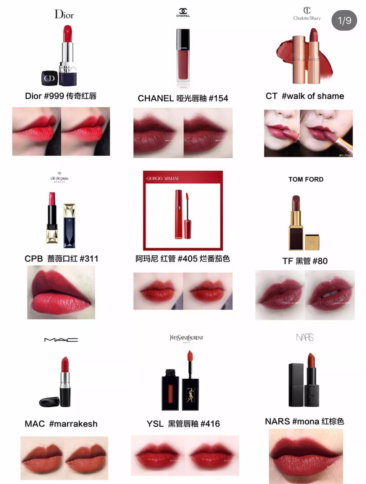 mac口红推荐最新热门色号,年度最火最显白的口红大集合