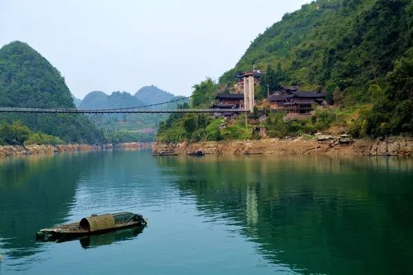 重庆酉阳酉水河风景,重庆酉阳官清乡石板村风景