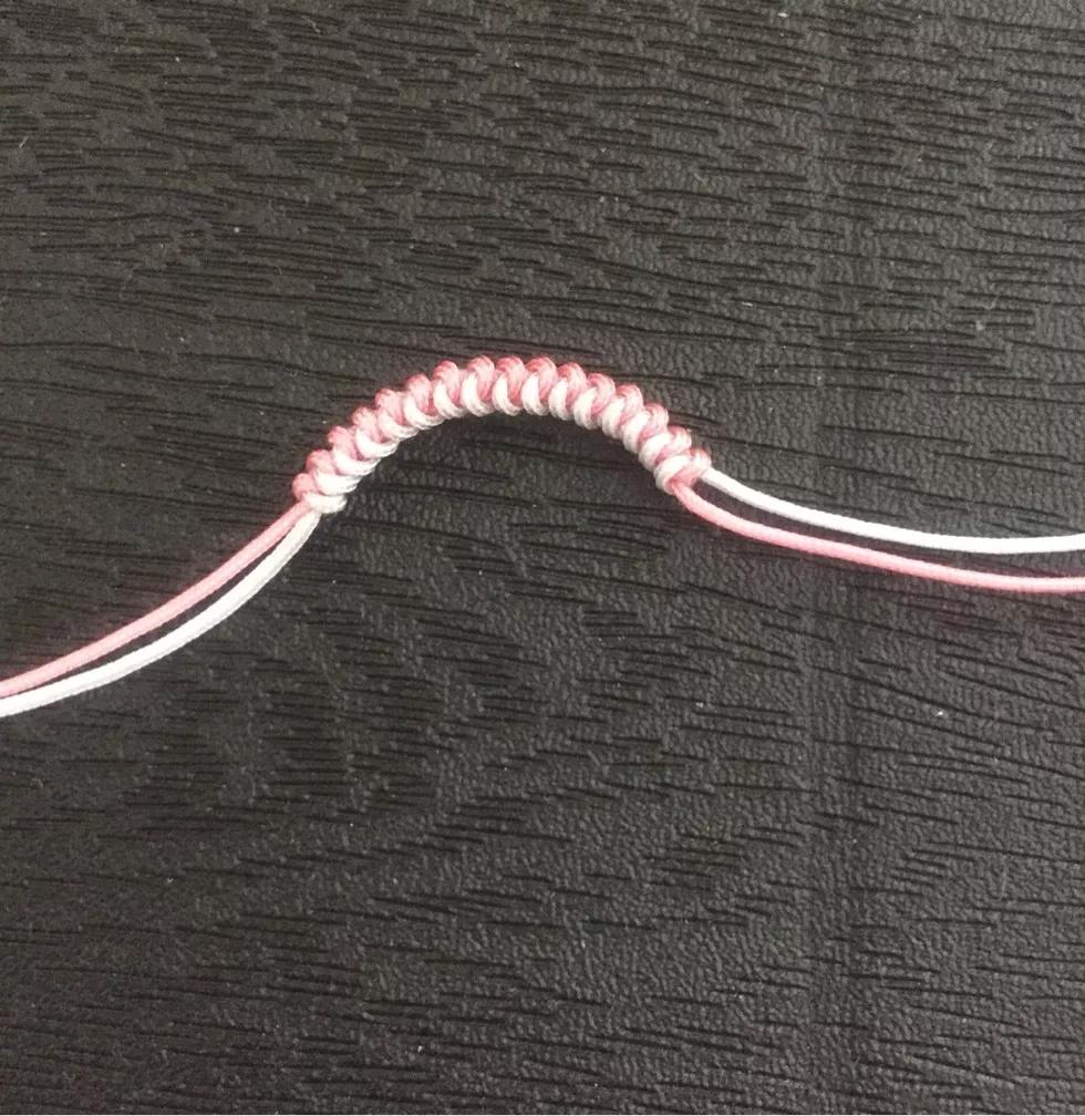 又简单又好看的彩绳手链,简单又好看又好编的手链