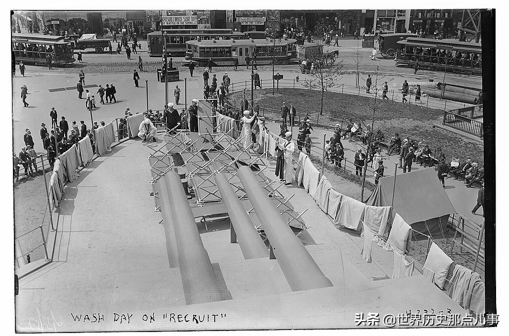 陆地造舰为哪般？一战，美国海军在纽约市中心建造无畏级军舰始末